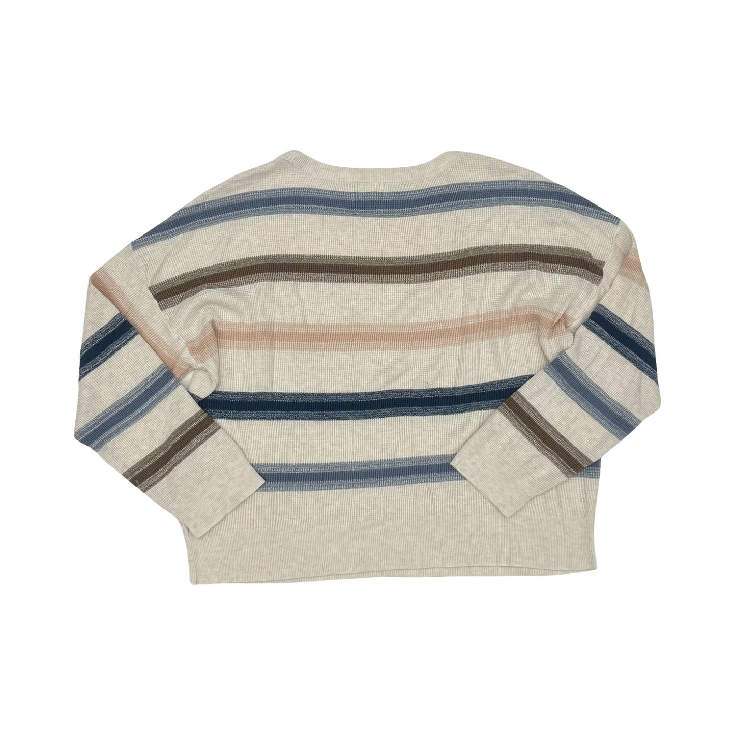 Sweater By Thread And Supply In Striped Pattern, Size:1X