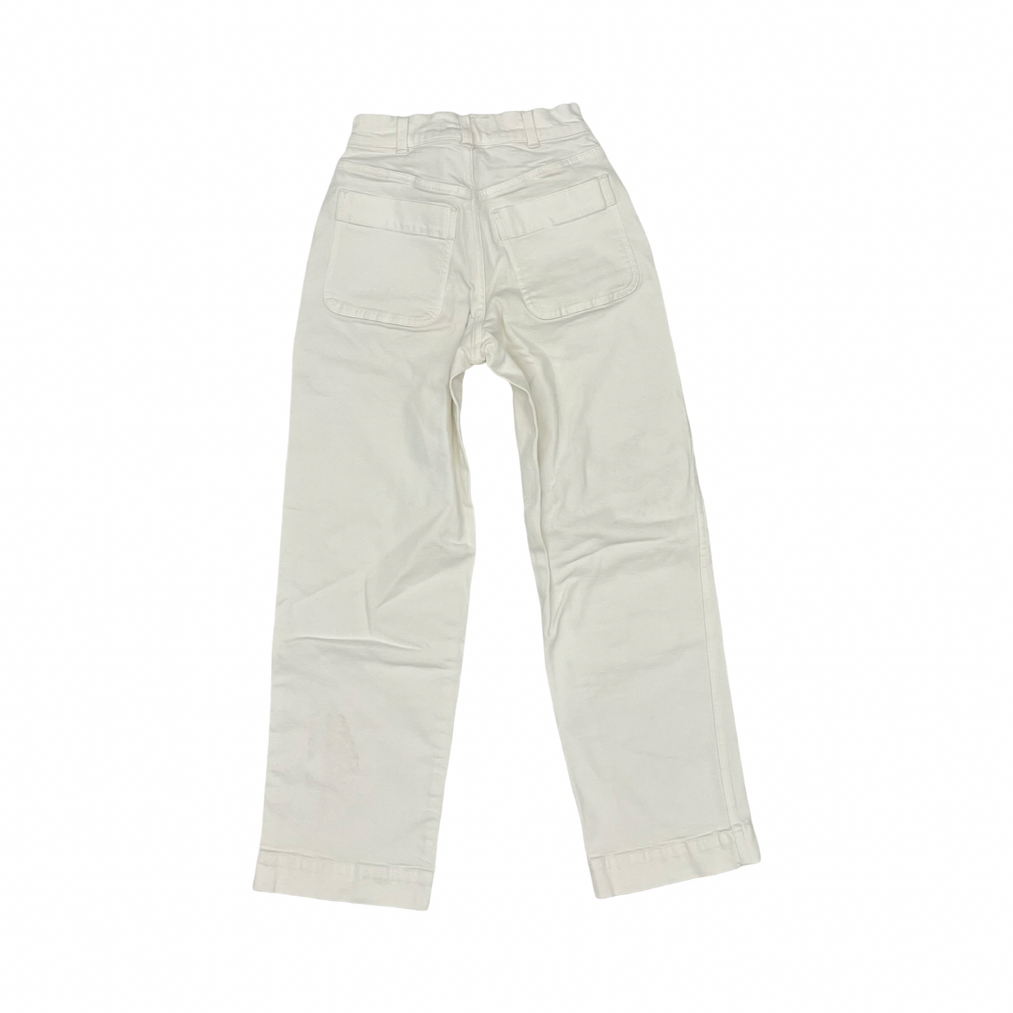 Jeans Straight By Madewell In White Denim, Size:0