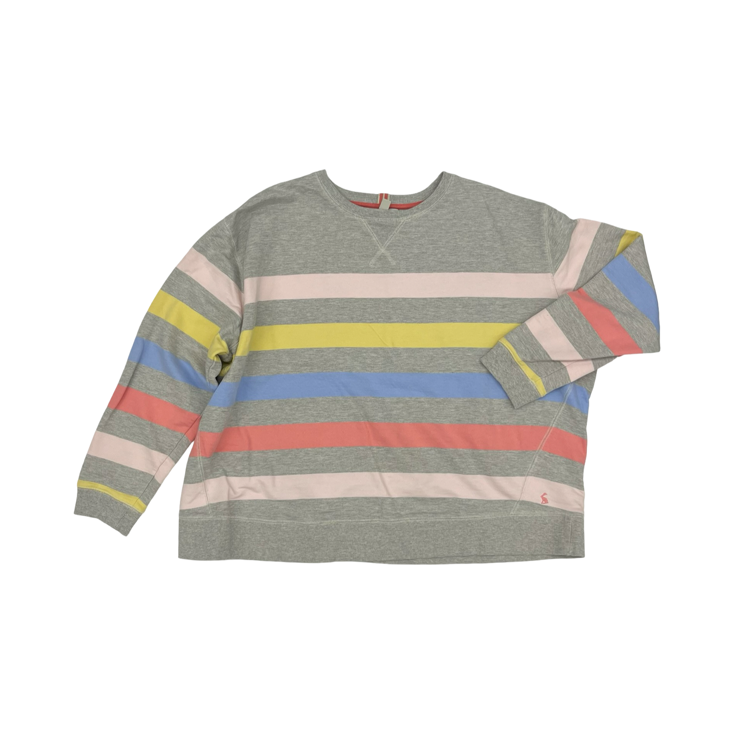 Sweatshirt Crewneck By Joules In Striped Pattern, Size:2X
