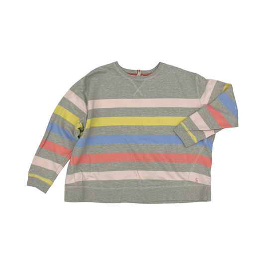 Sweatshirt Crewneck By Joules In Striped Pattern, Size:2X