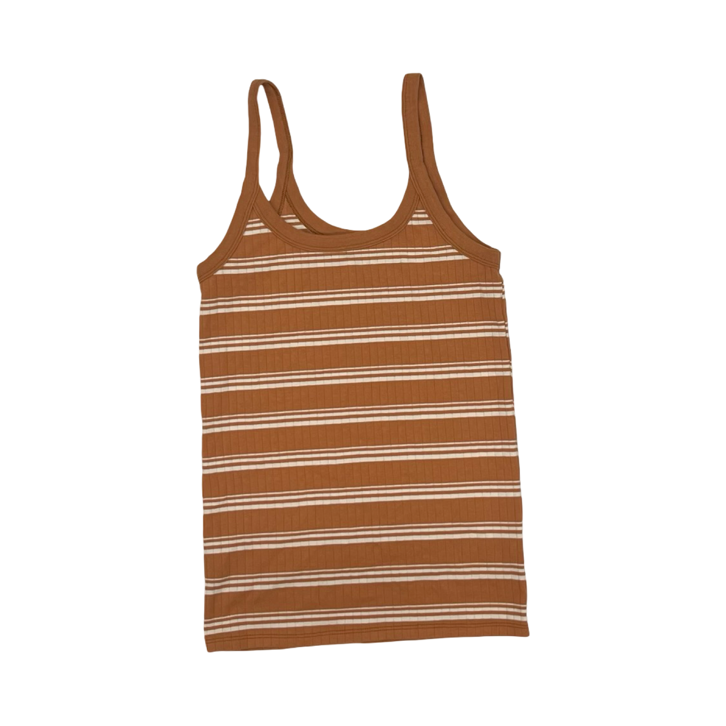 Tank Top By Aerie In Brown & Cream, Size:S