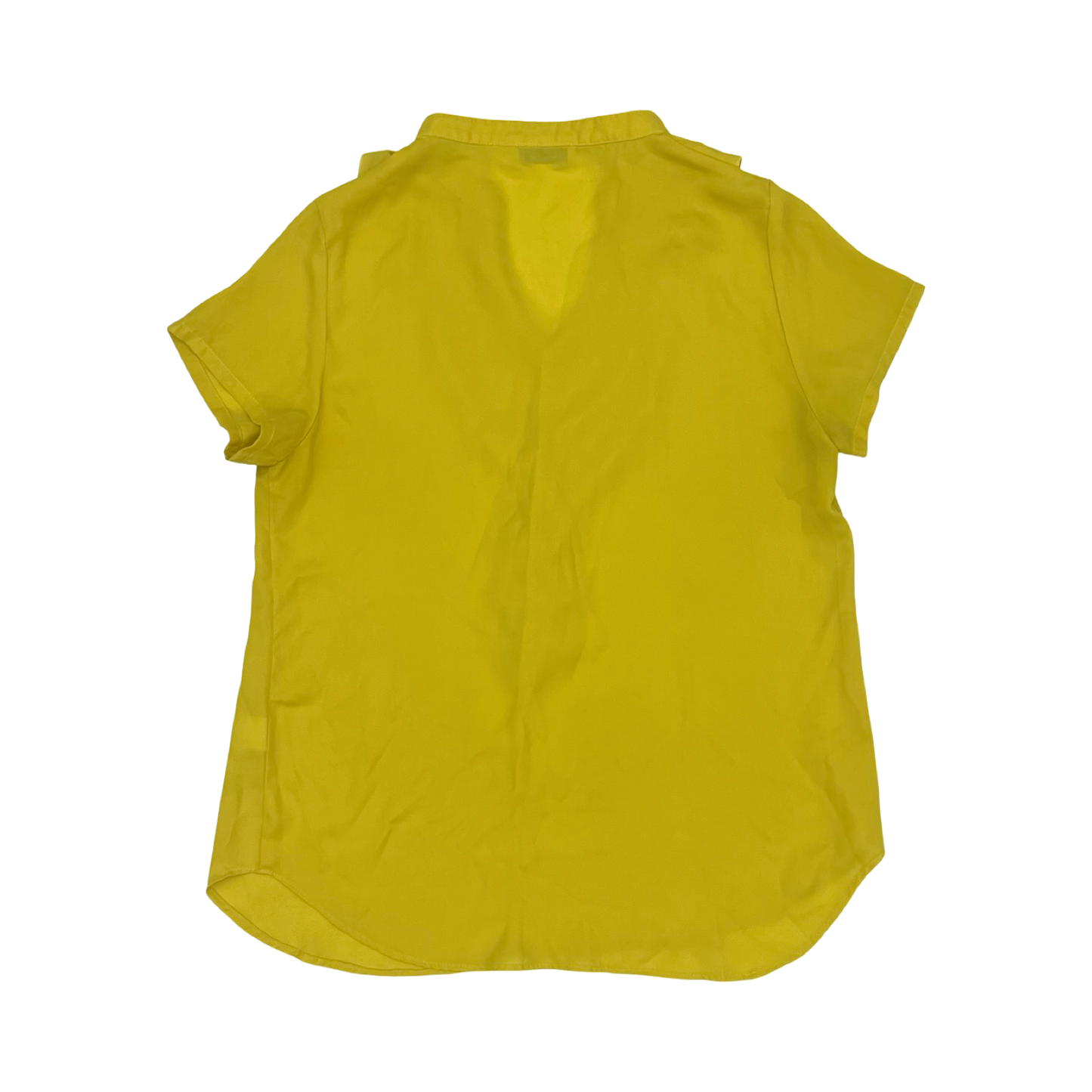 Blouse Ss By Clothes Mentor In Yellow, Size:Xl