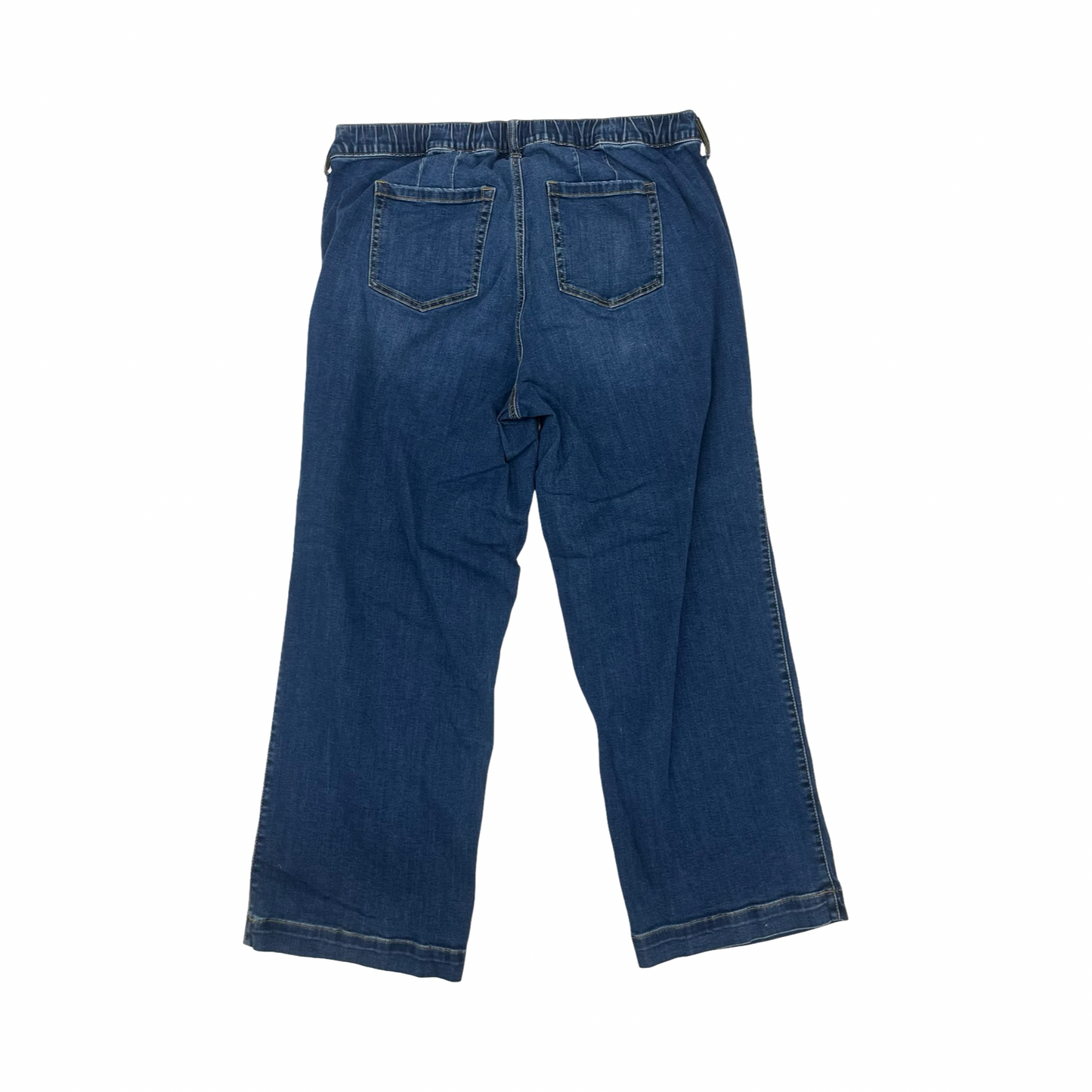 Jeans Wide Leg By Torrid In Blue Denim, Size:14
