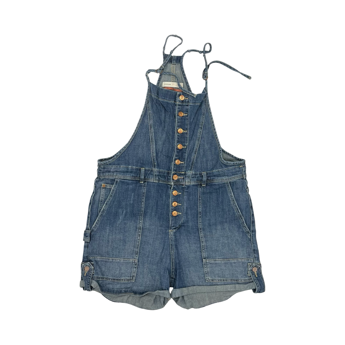 Shortalls By Pilcro In Blue Denim, Size:12