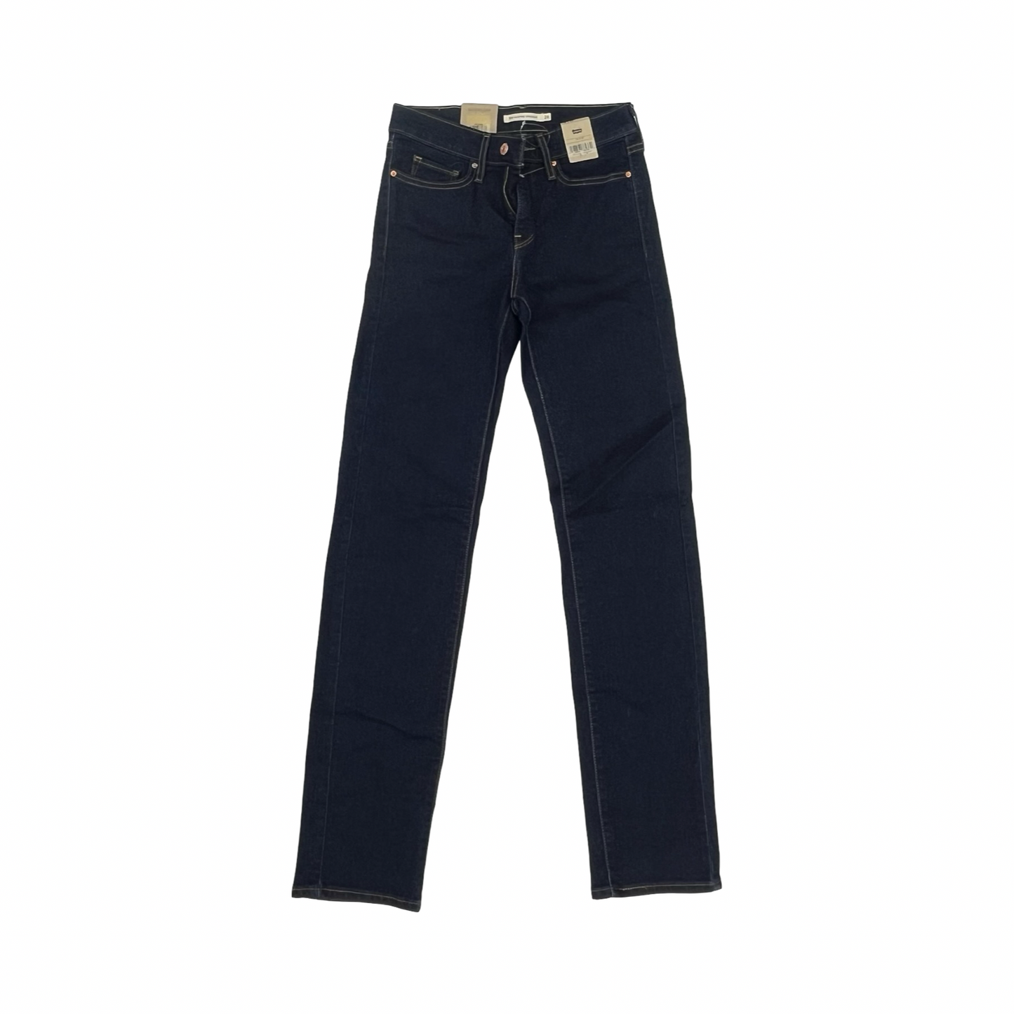 Jeans Skinny By Levis In Blue Denim, Size:2