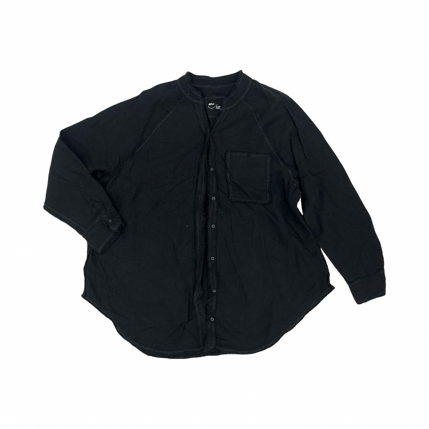Top Ls By Aerie In Black, Size:L