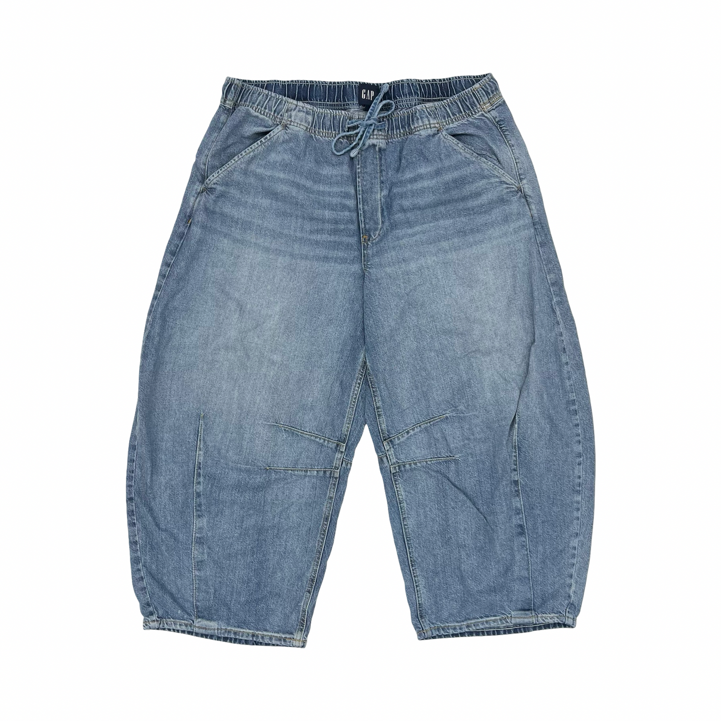 Jeans Wide Leg By Gap In Blue Denim, Size:Xl