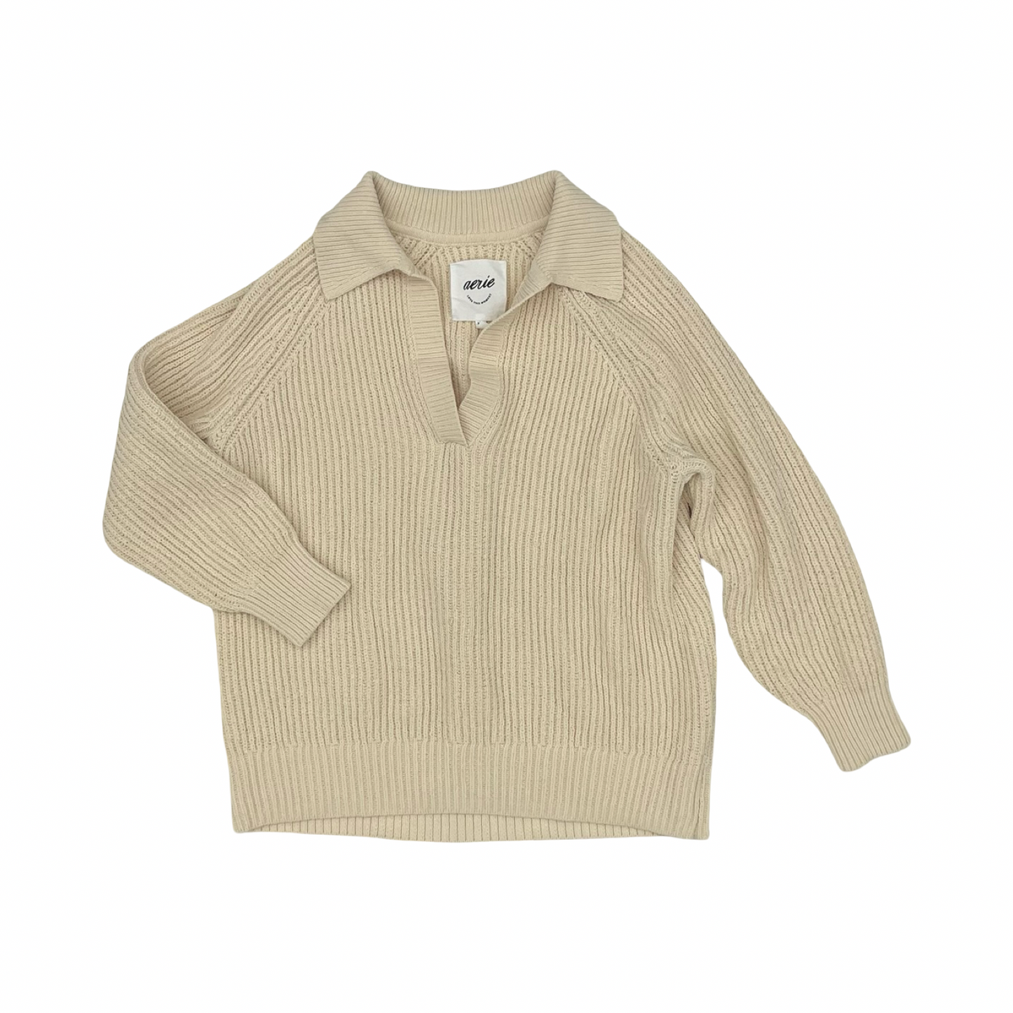 Sweater By Aerie In Cream, Size:S