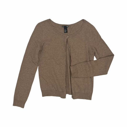 Cardigan By H&M In Brown, Size:Xs