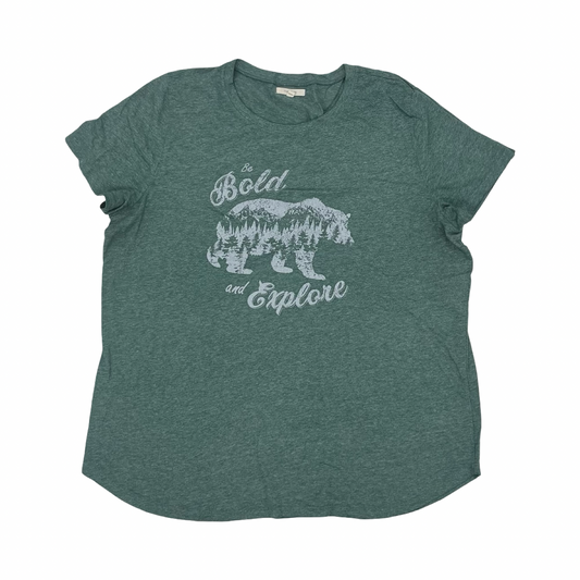 Top Ss By Maurices In Green, Size:Xxl