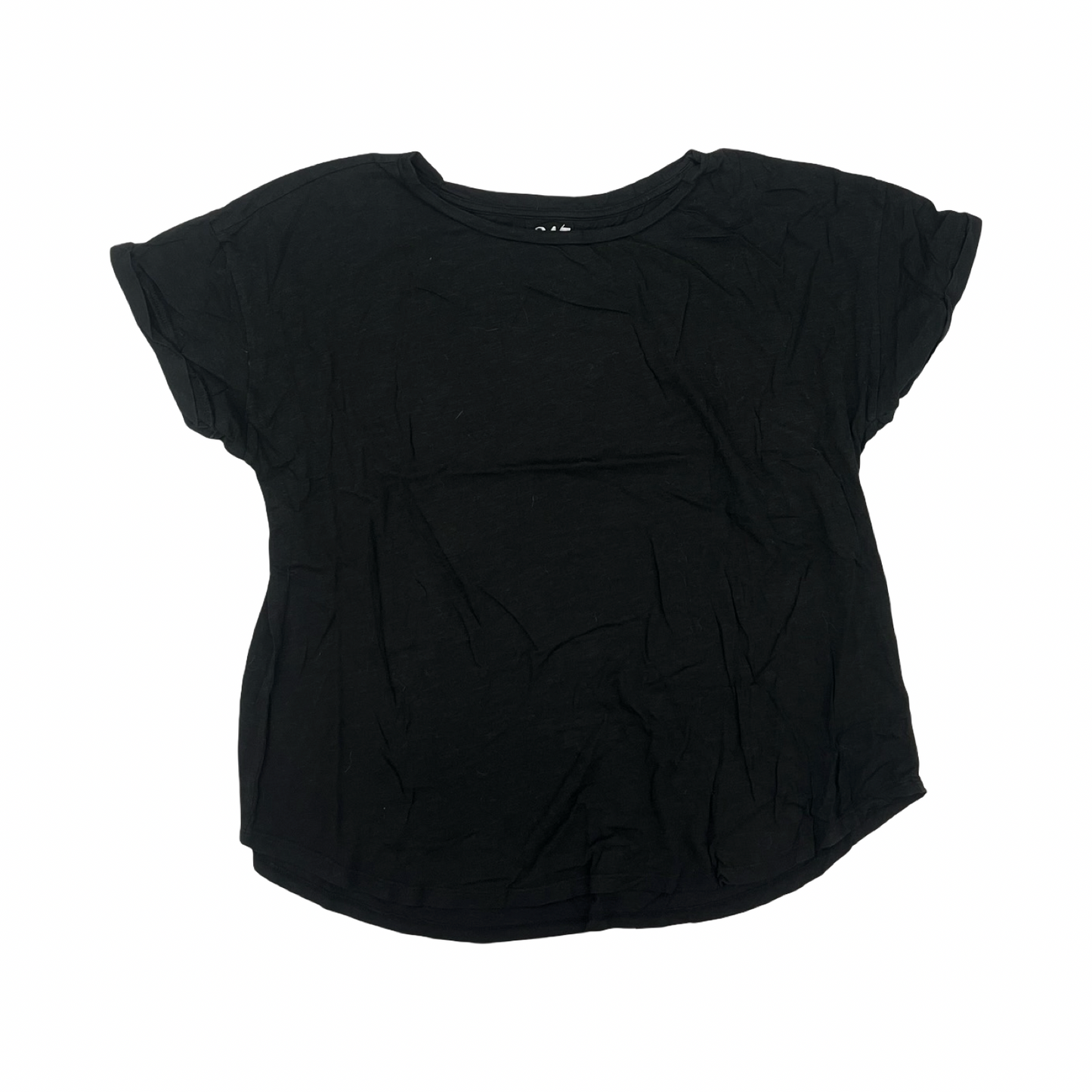 Top Ss Basic By Maurices In Black, Size:1X