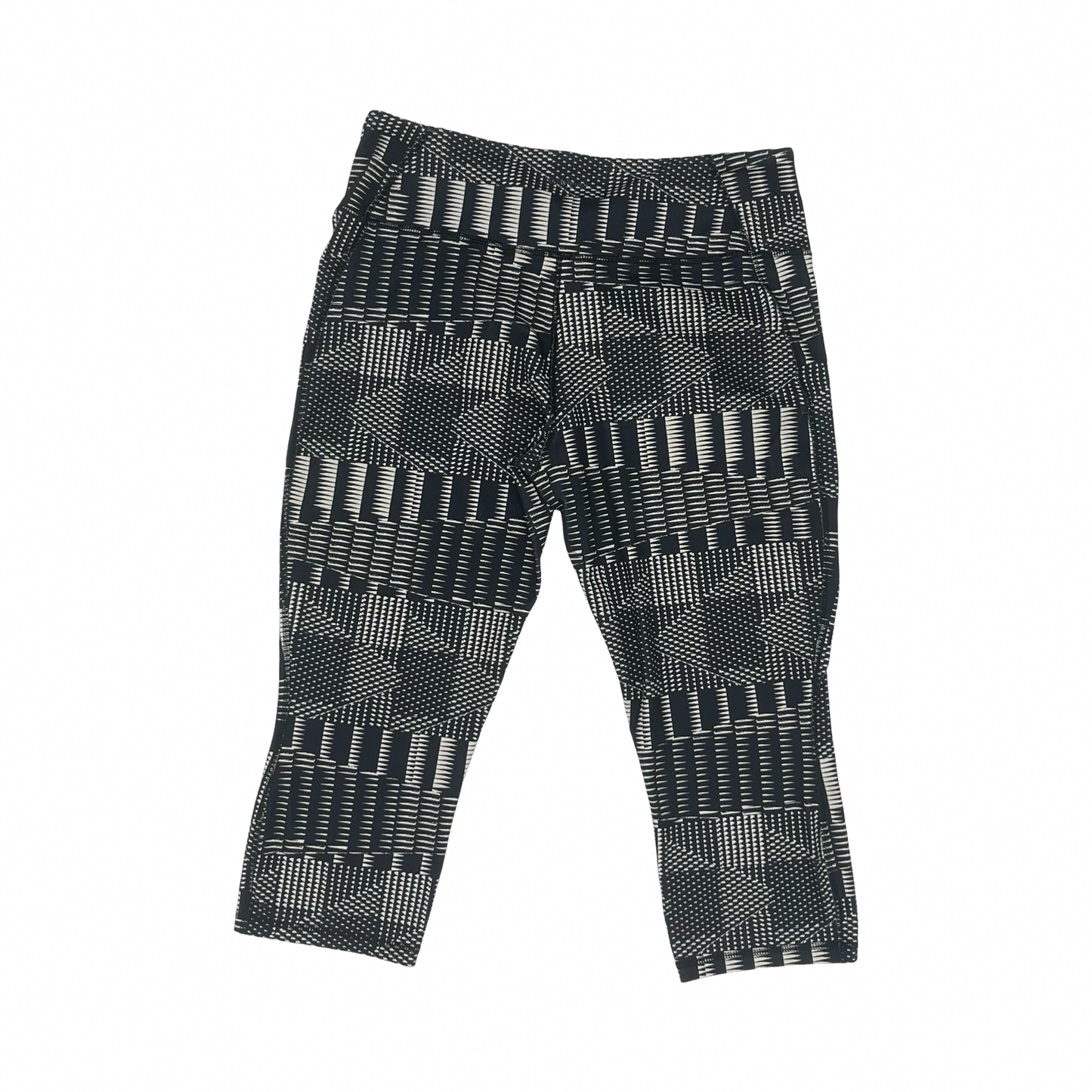 Athletic Leggings Capris By Patagonia In Black & Cream, Size:Xl