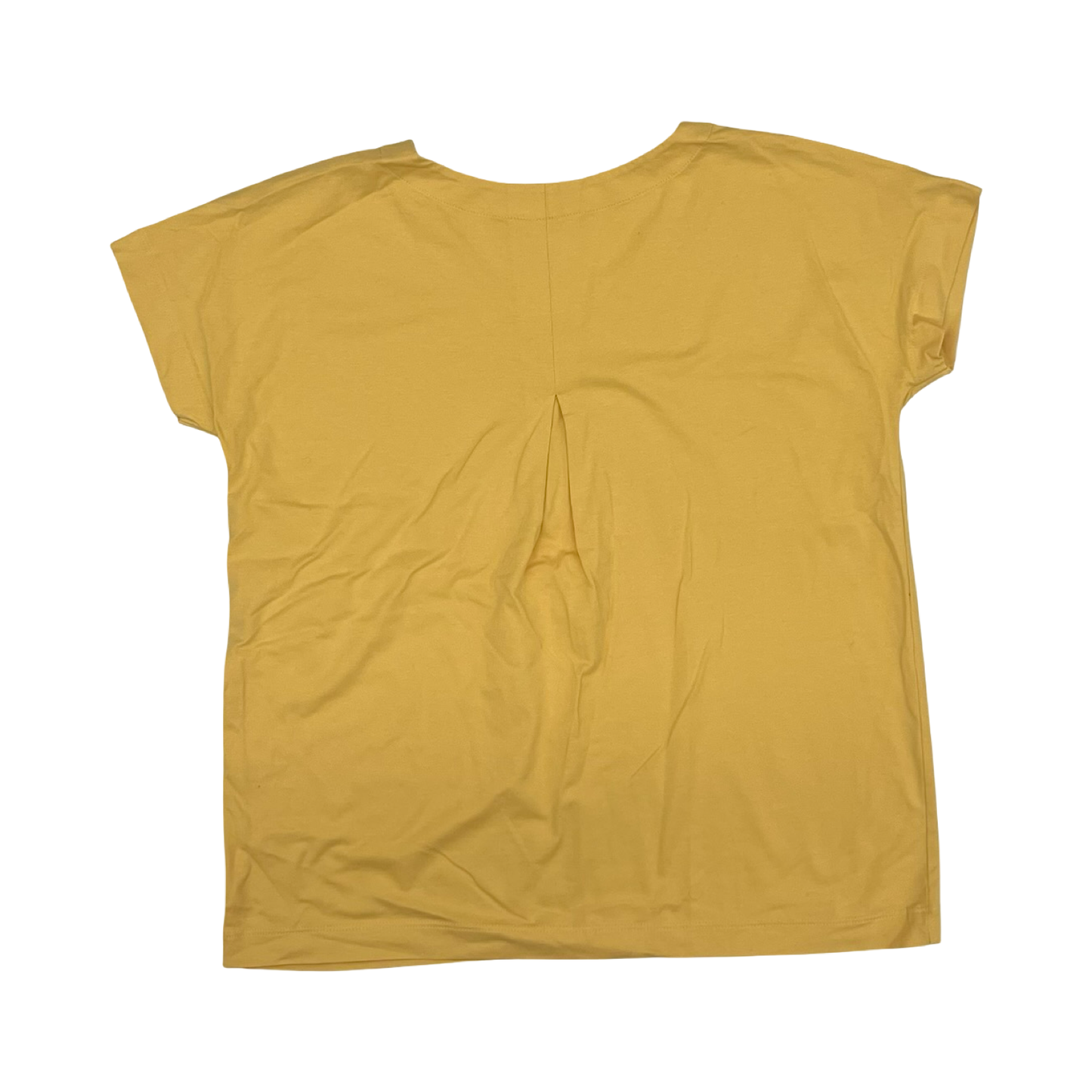 Top Ss Basic By J. Jill In Yellow, Size:S