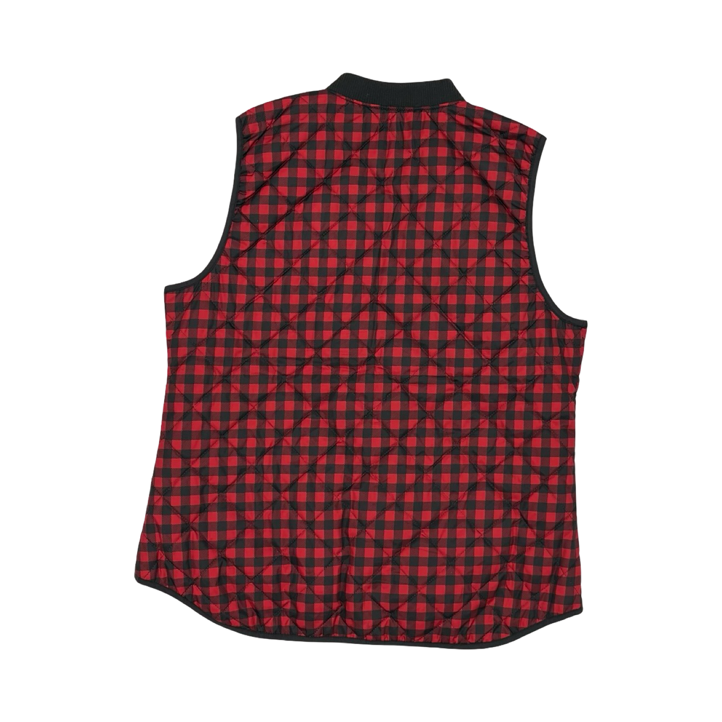 Vest Puffer & Quilted By Old Navy In Black & Red, Size:L
