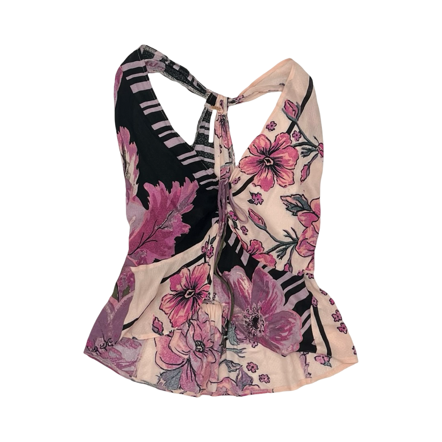 Blouse Sleeveless By Free People In Pink, Size:M