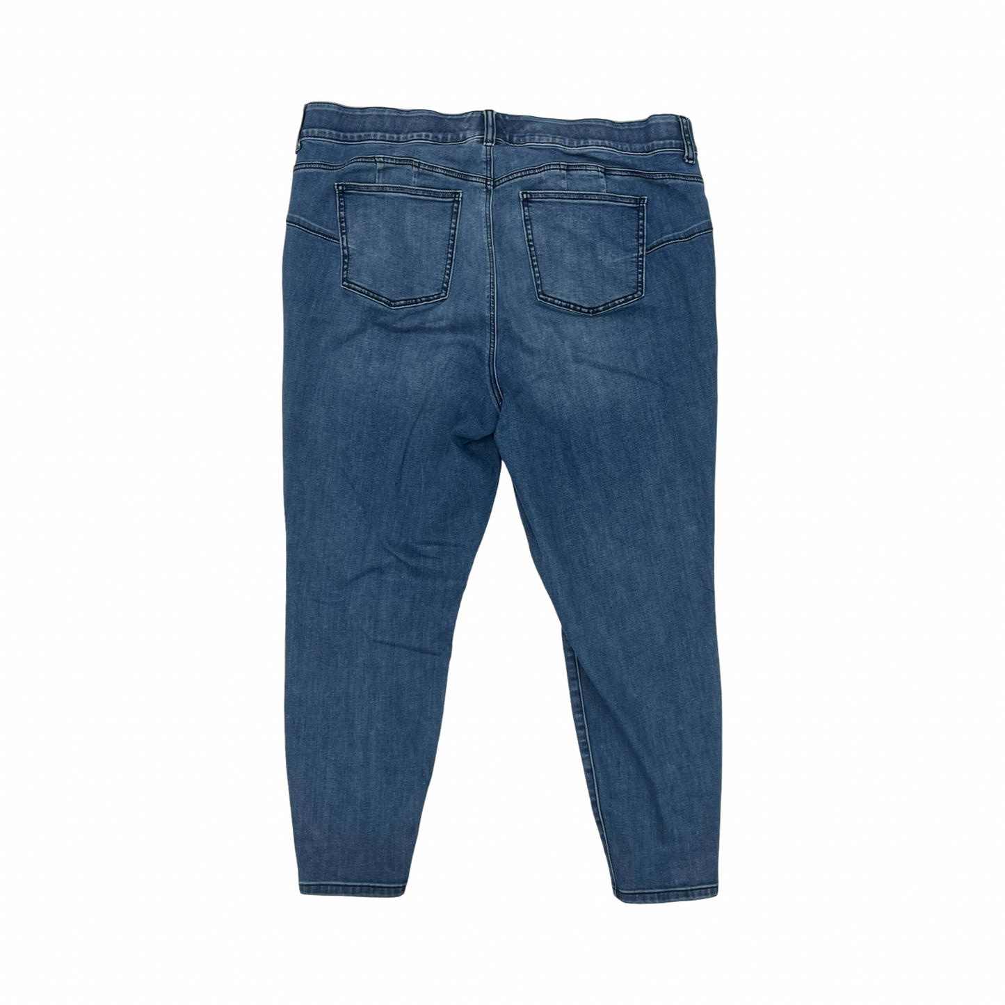Jeans Skinny By Torrid In Blue Denim, Size:22