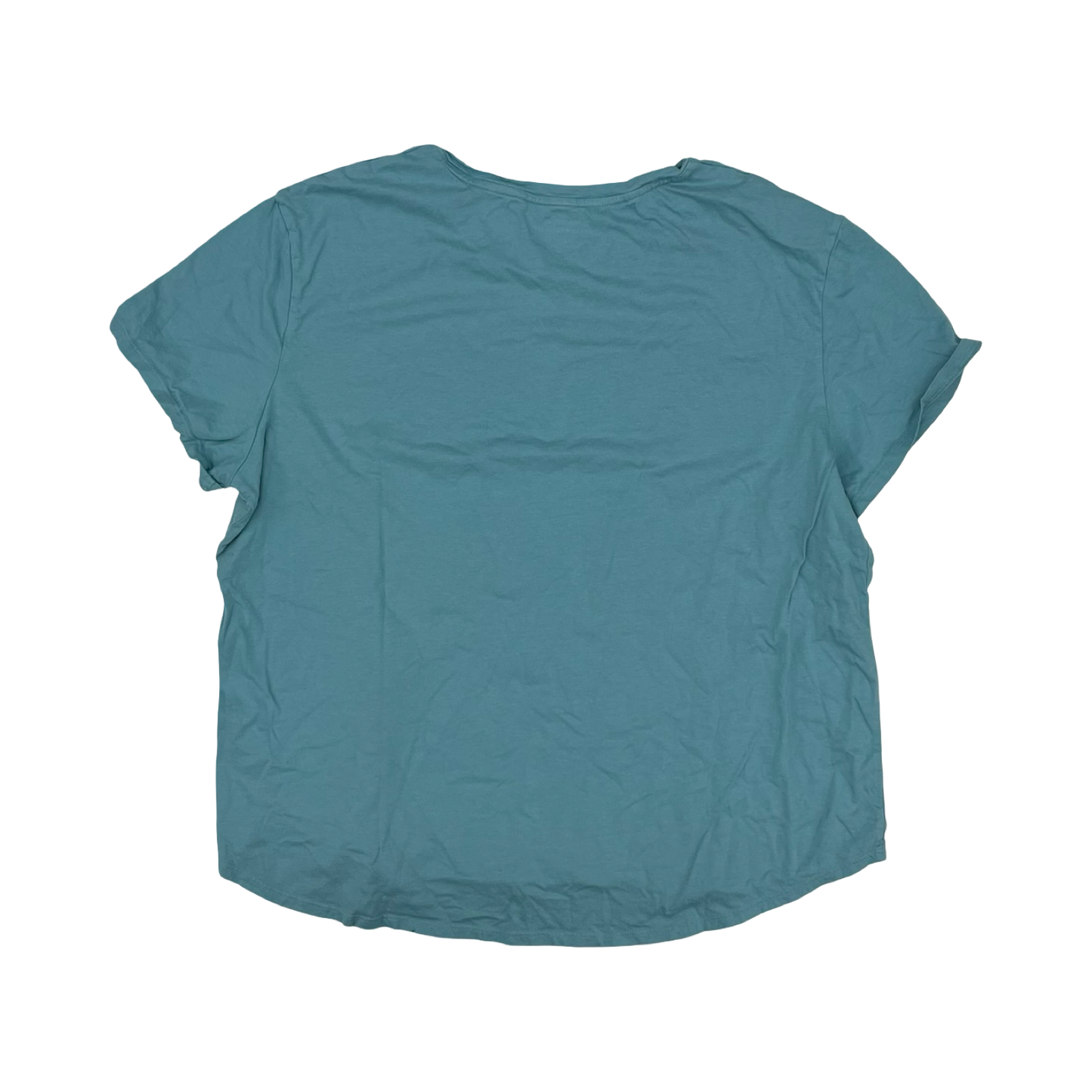 Athletic Top Ss By Reebok In Green, Size:3X