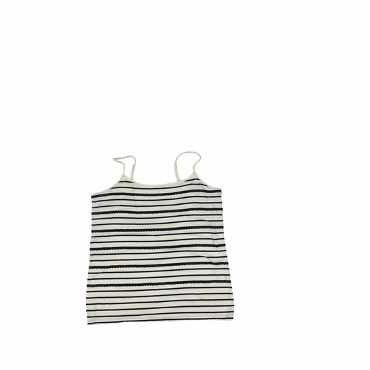 Tank Top By Loft In Black & White, Size:Xl
