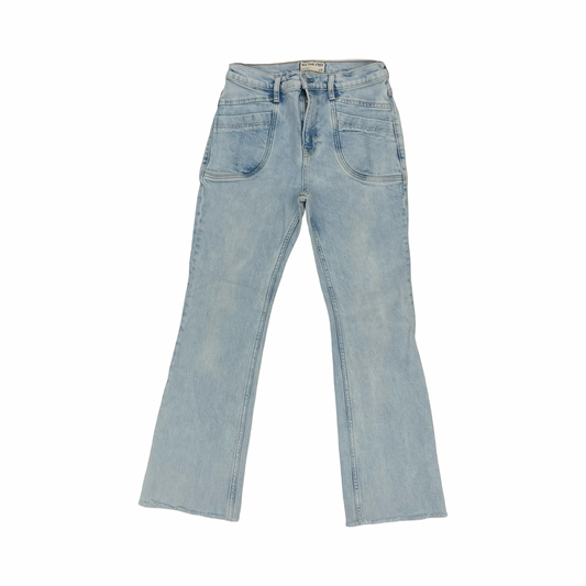 Jeans Boot Cut By Free People In Blue Denim, Size:6
