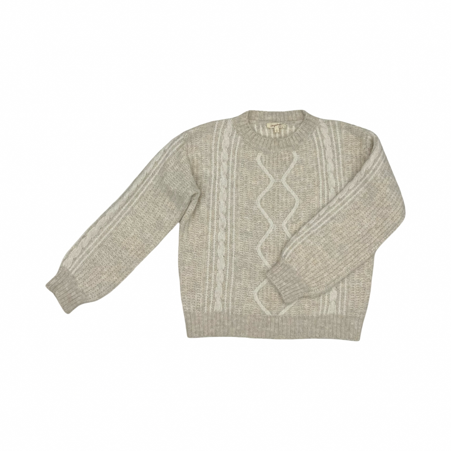 Sweater By Mystree In Tan, Size:S