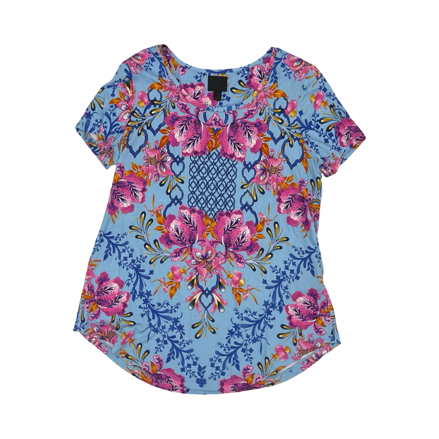 Blouse Ss By Jm Collections In Multi, Size:S