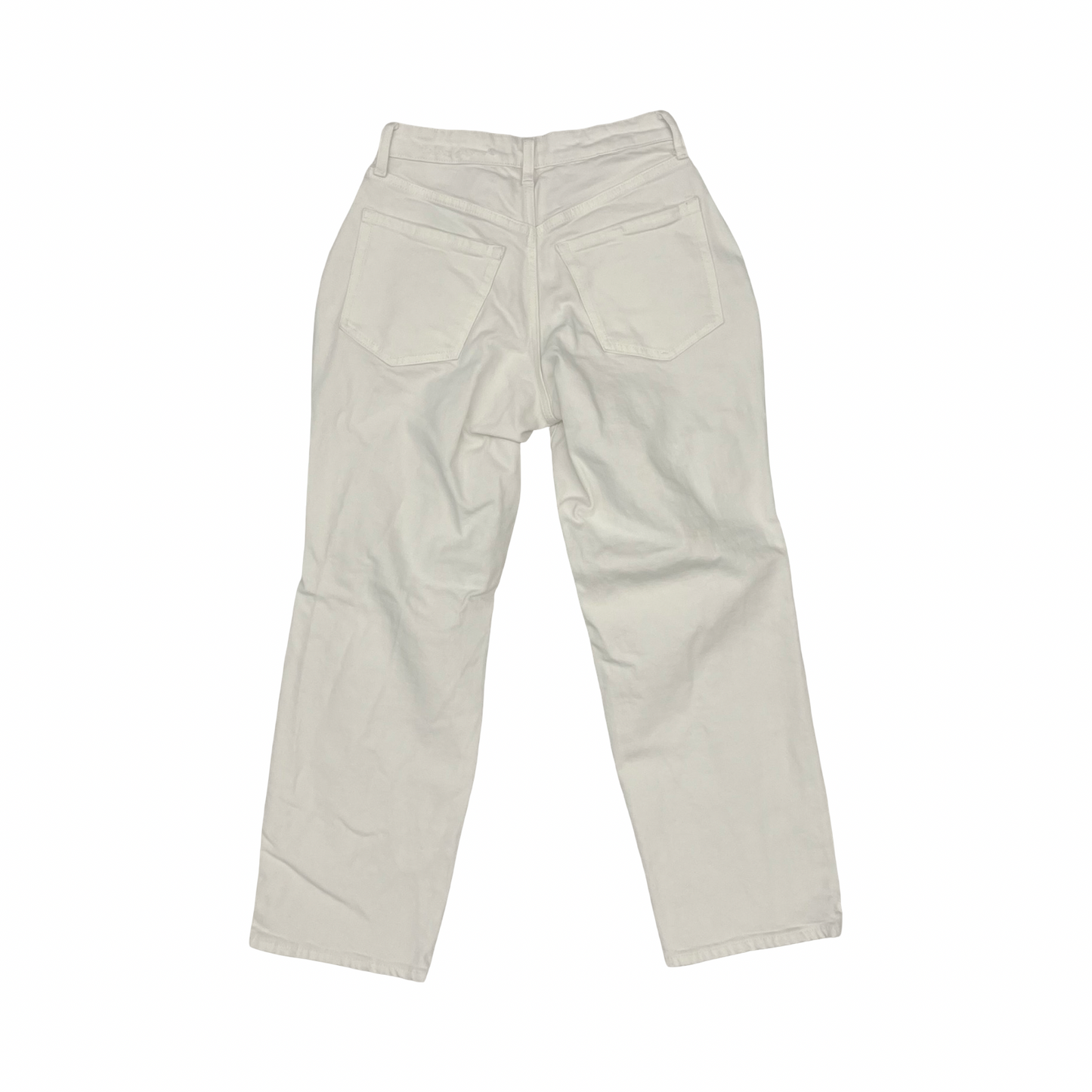 Jeans Straight By Old Navy In Cream Denim, Size:4P