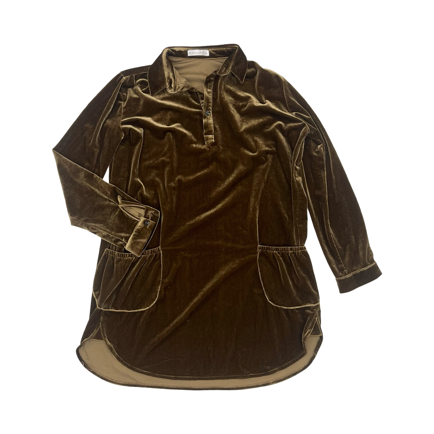 Dress Casual Short By Cmf In Brown, Size:M