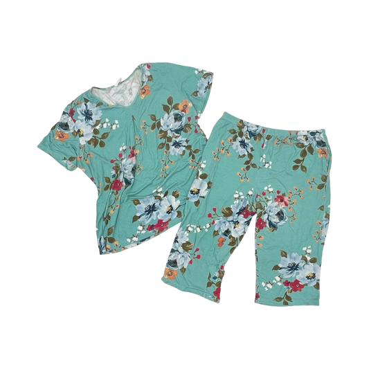 Pajamas 2Pc By Cmf In Floral Print, Size:Xl
