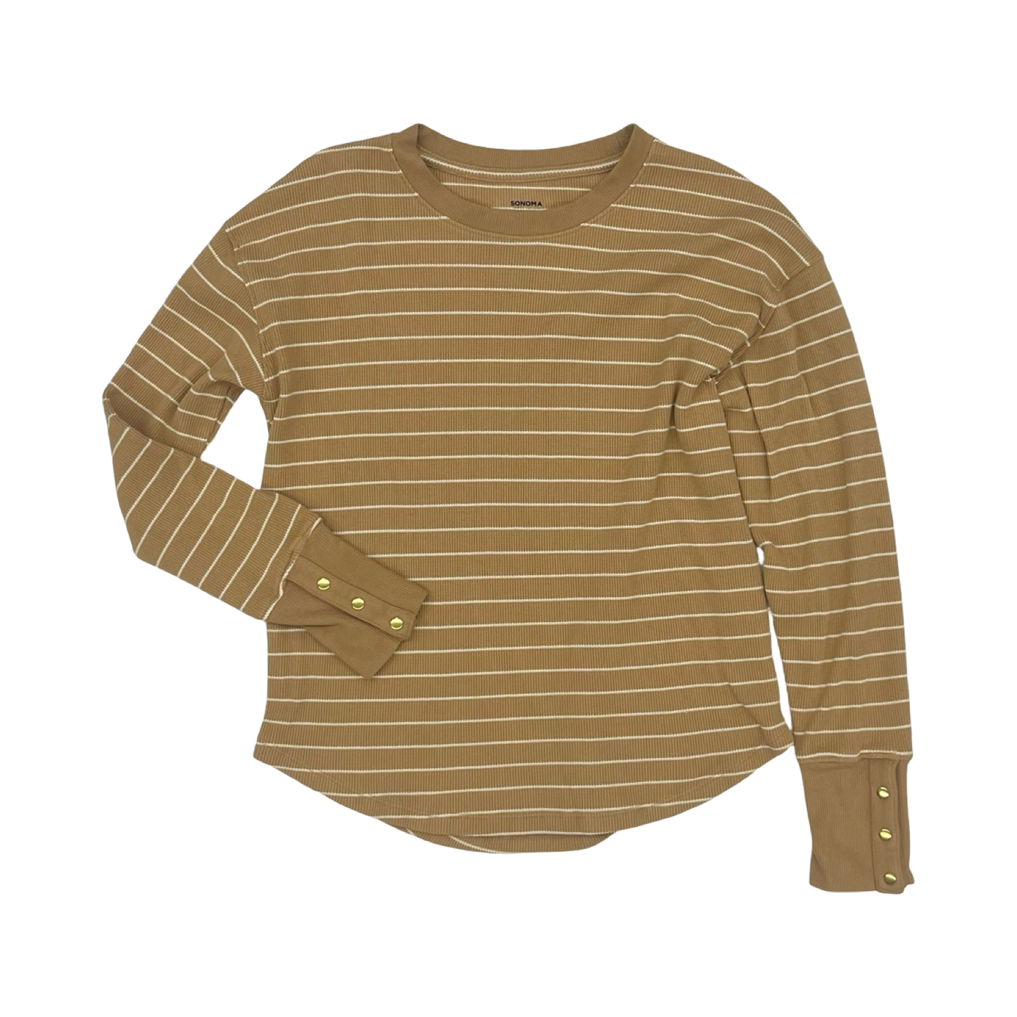 Top Ls By Sonoma In Tan, Size:S