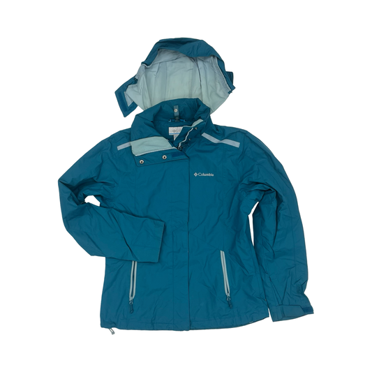 Jacket Windbreaker By Columbia In Blue, Size:Xs