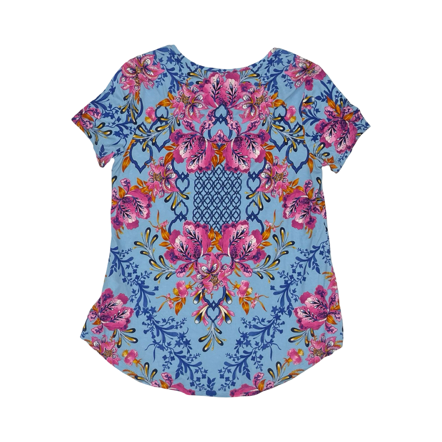 Blouse Ss By Jm Collections In Multi, Size:S