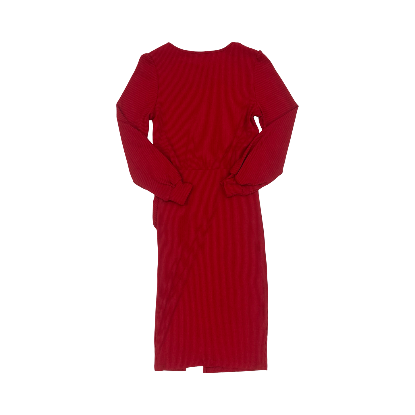 Dress Casual Midi By Cmf In Red, Size:S