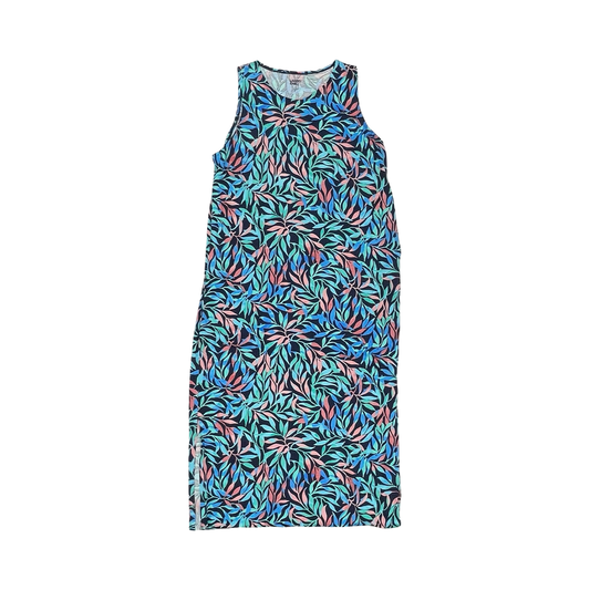 Dress Casual Maxi By Lands End In Multi, Size:M