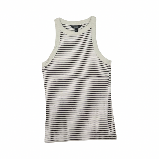 Tank Top By Simply Vera In Black & White, Size:L