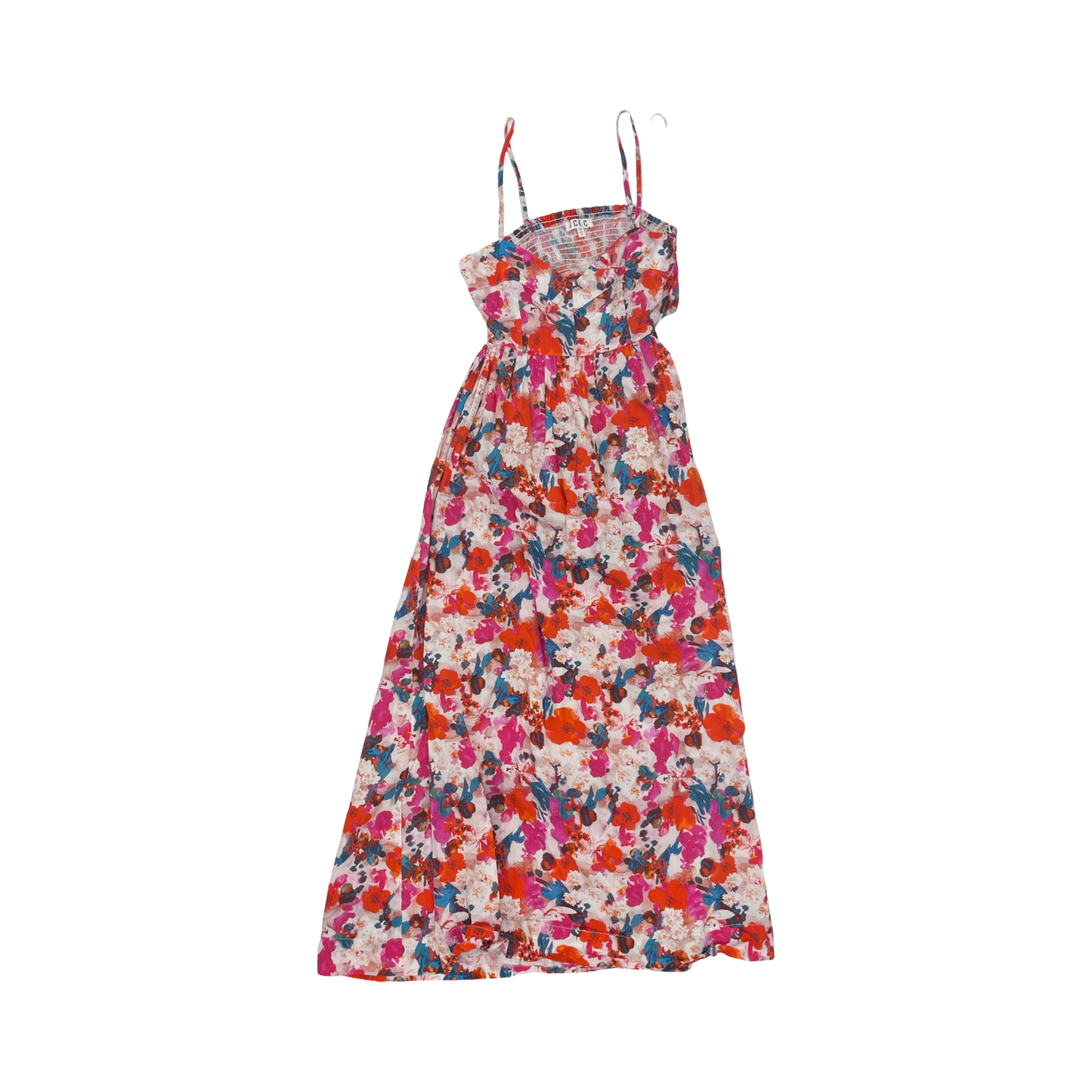 Dress Party Midi By Tcec In Floral Print, Size:M