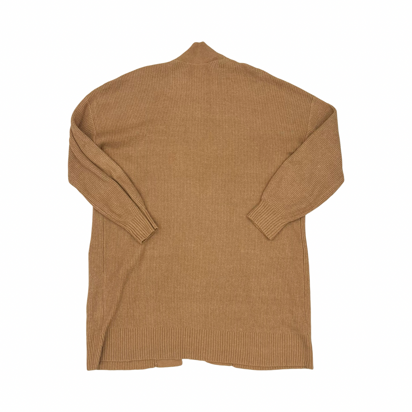 Sweater Cardigan By Loft In Tan, Size:Xl