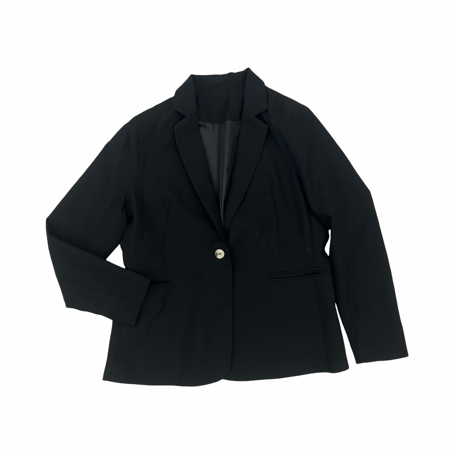 Blazer By Clothes Mentor In Black, Size:L