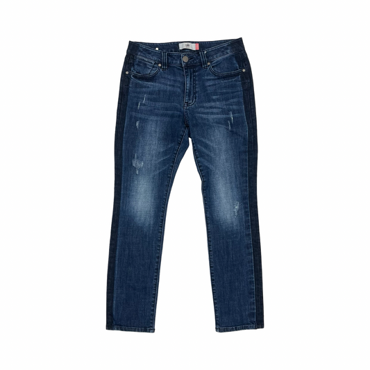Jeans Straight By Cabi In Blue Denim, Size:6