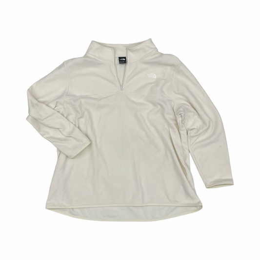 Athletic Sweatshirt Collar By The North Face In Cream, Size:3X