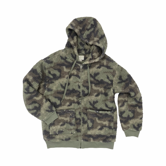 Sweatshirt Hoodie By American Eagle In Camouflage Print, Size:S