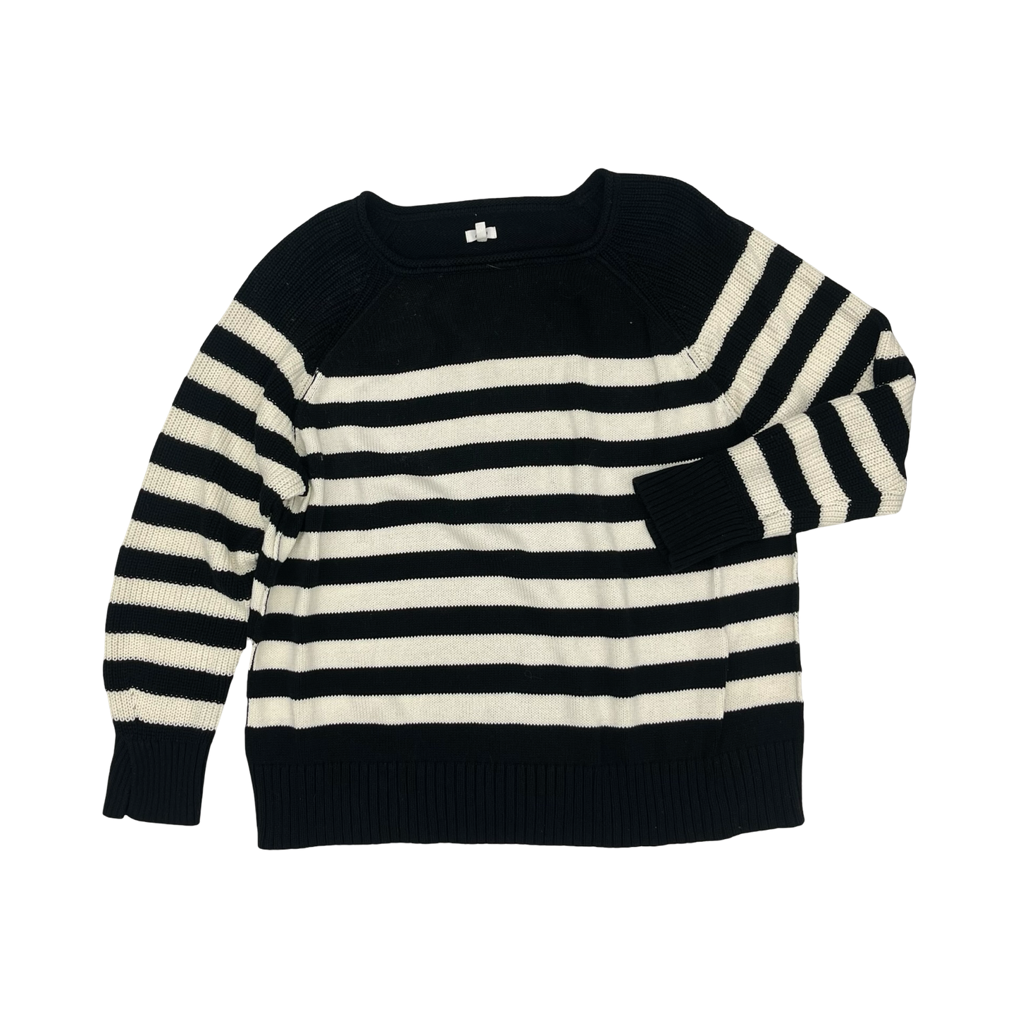 Sweater By Aerie In Black & Cream, Size:Xl