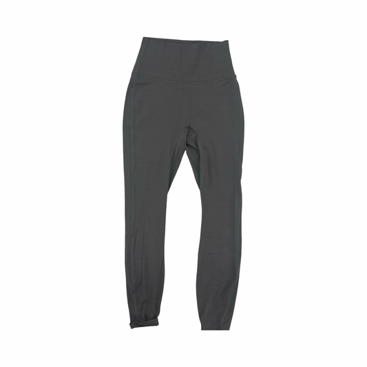 Athletic Leggings By Alo In Grey, Size:M