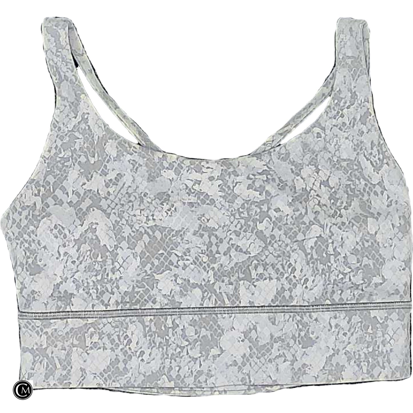 Athletic Bra By Lululemon In Grey, Size: S