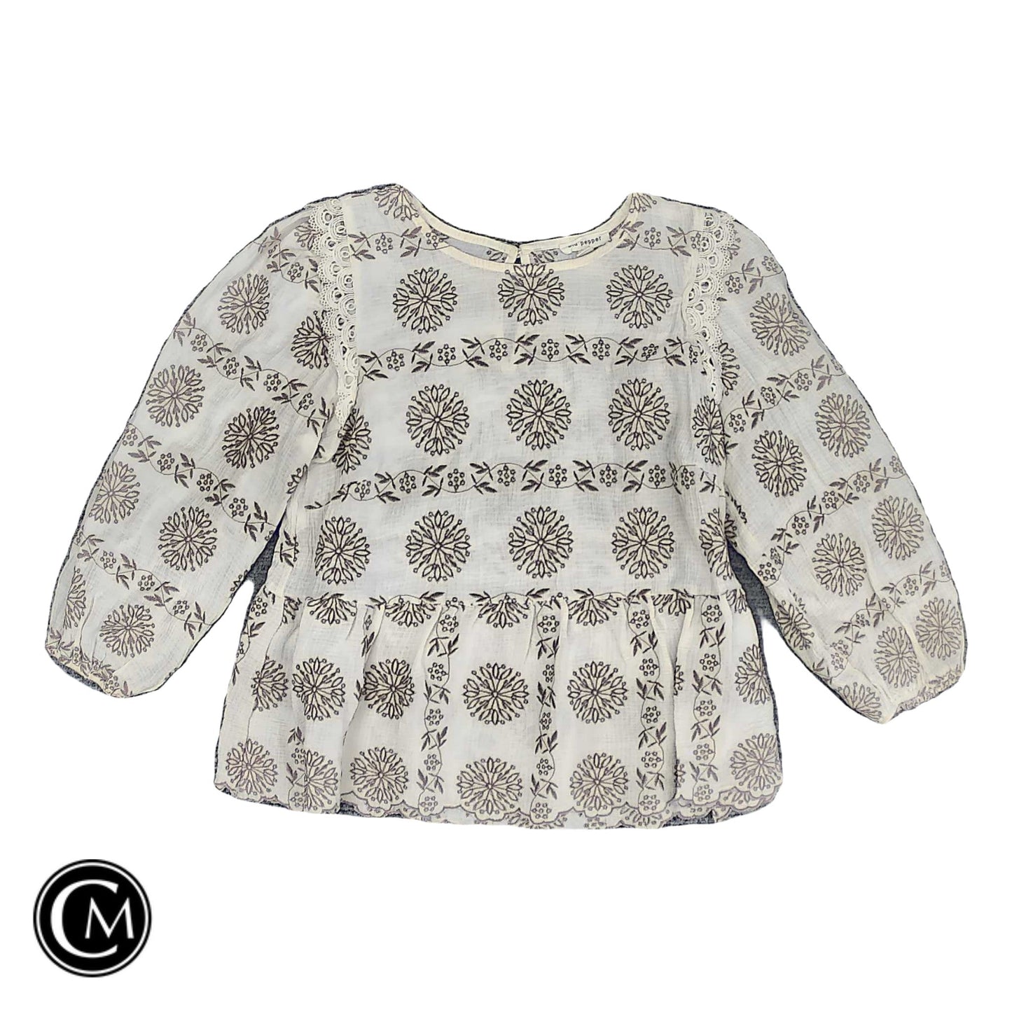 Top Ls By Blu Pepper In Cream, Size: M