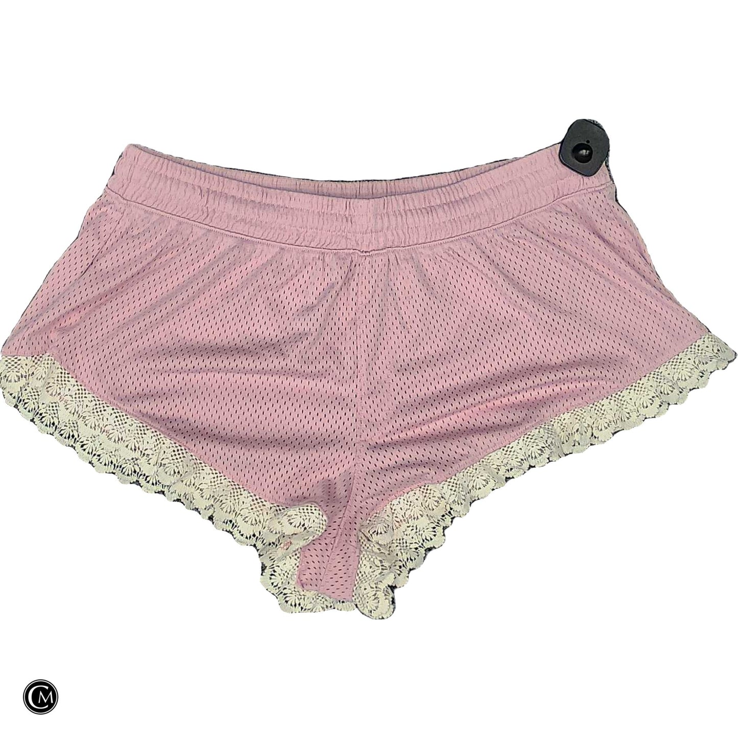 Athletic Shorts By Free People In Cream & Pink, Size: Xl