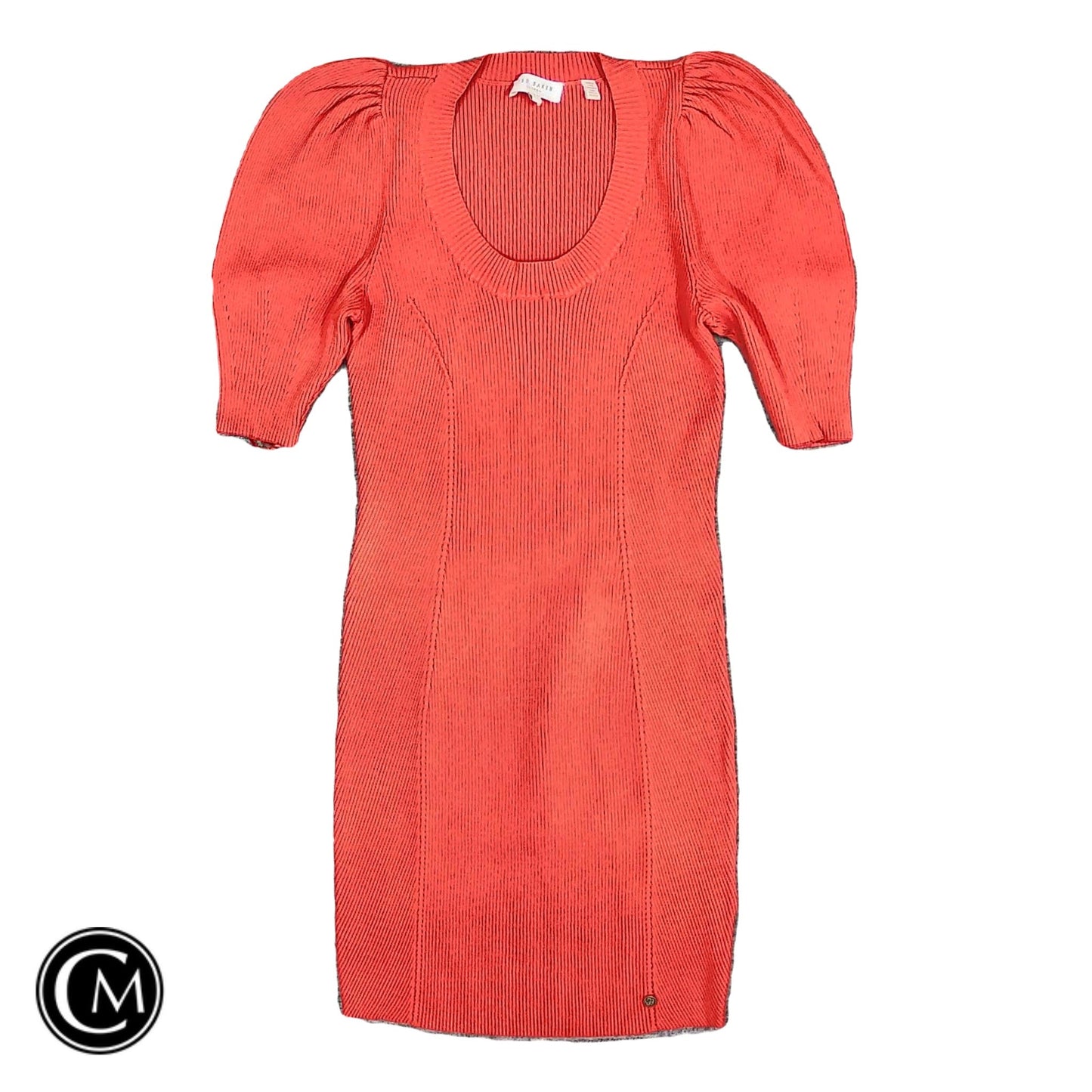 Dress Casual Short By Ted Baker In Orange, Size: S image 1