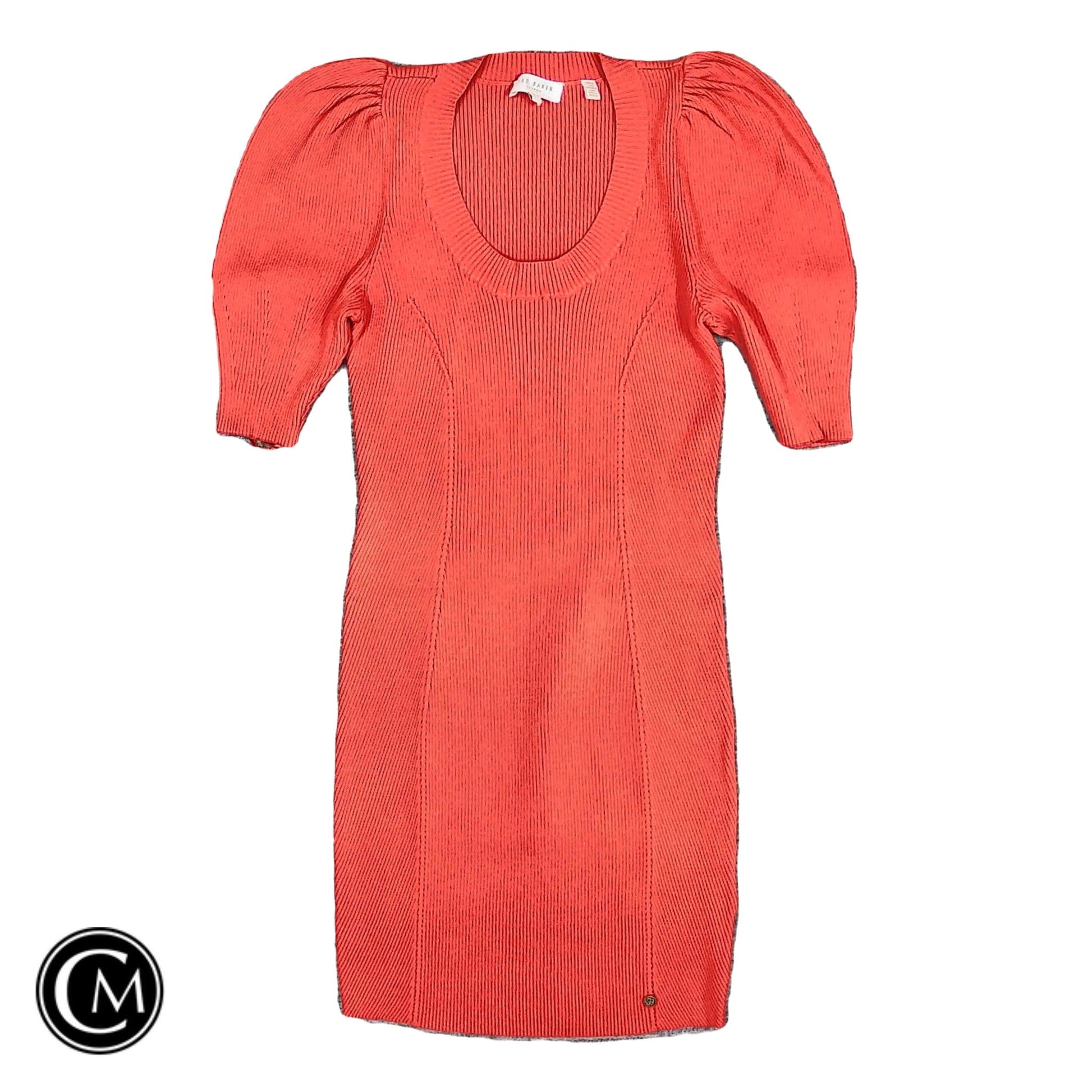 Dress Casual Short By Ted Baker In Orange, Size: S image 1