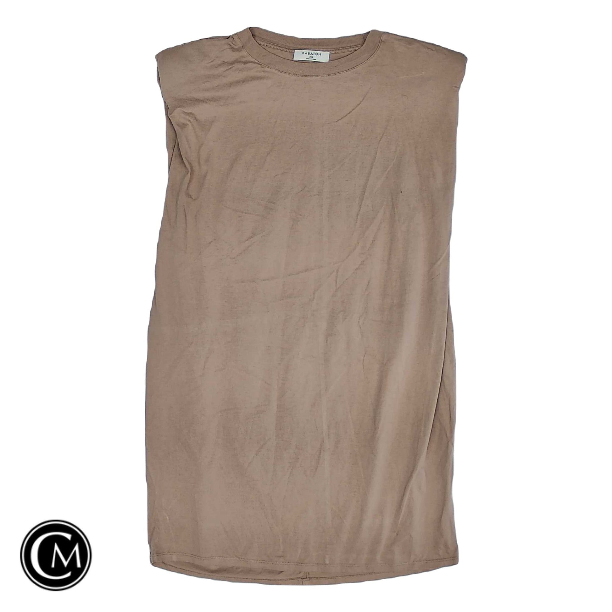 Dress Casual Short By Babaton In Brown, Size: Xxs image 1