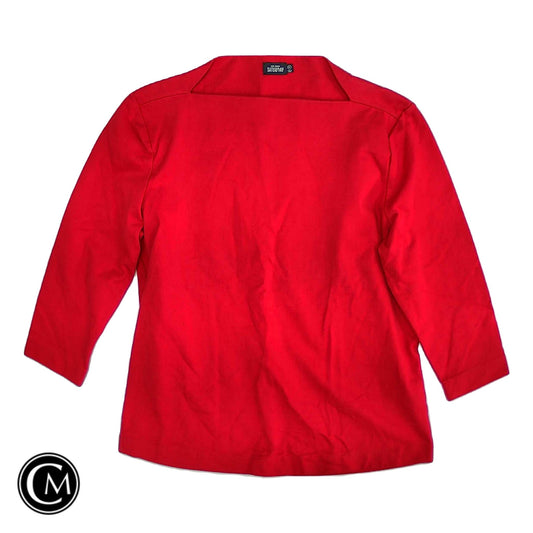 Top Ls Designer By Kate Spade In Red, Size: Xl