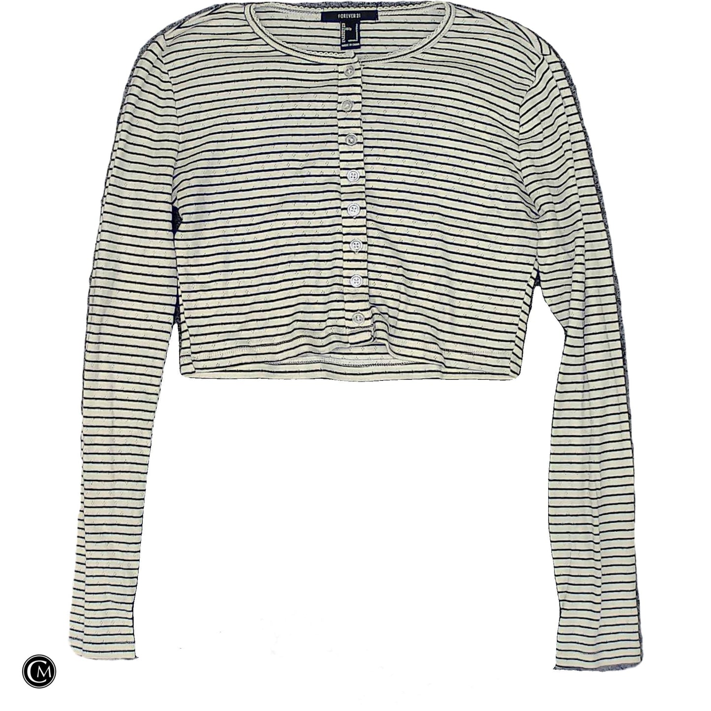Top Ls By Forever 21 In Striped Pattern, Size: S
